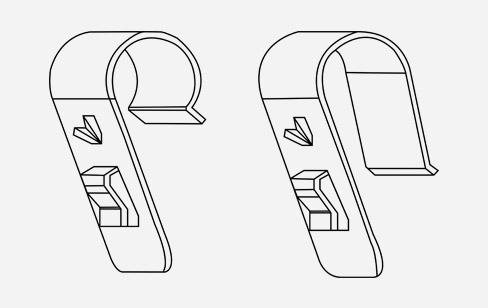 Fissacavo a molla TIPO 3
