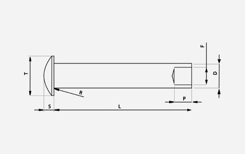 Ribattini semiforati