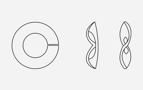 Rondelle grower ondulate