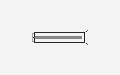 Spine ad intagli testa svasata