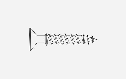 Testa svasata impronta croce (TS+)
