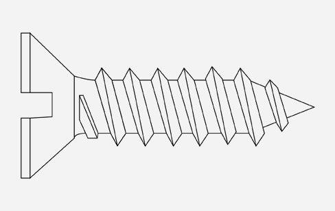 autofilettanti-cacciavite-Testa svasata (TS)-img